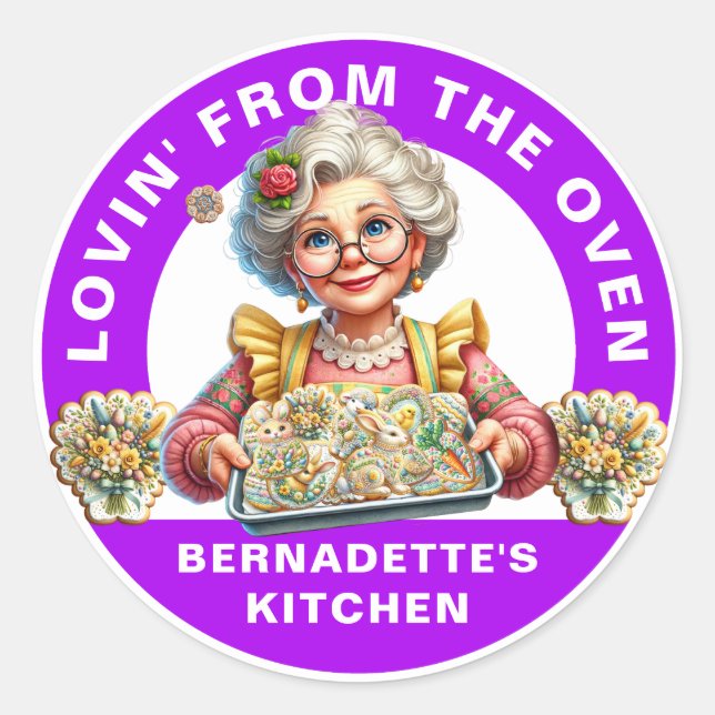 Pegatina Redonda Amar por el cuerno (Anverso)