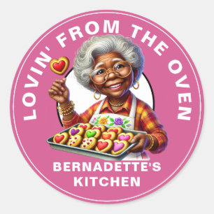 Pegatina Redonda Amar por el cuerno