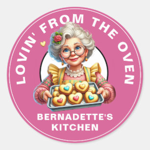 Pegatina Redonda Amar por el cuerno