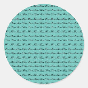 Pegatina Redonda Amar por todos lados