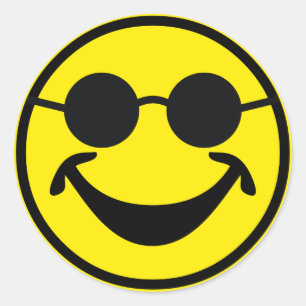 Pegatina Redonda Amarillo ciego + tu trasero. e ideas