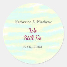 Amarillo verde Votos aniversario de renovación de 