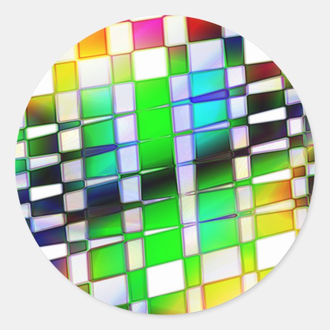 Pegatina Redonda Amarrado (Anverso)