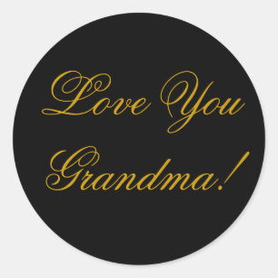PEGATINA REDONDA ÁMELE GRANDMA.