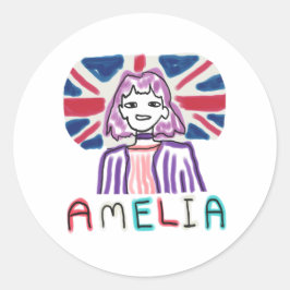 Pegatina Redonda Amelia Prevent Pathways