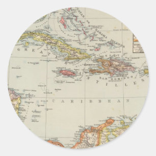 Pegatina Redonda América Central 2