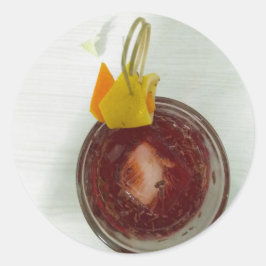 Pegatina Redonda Americano