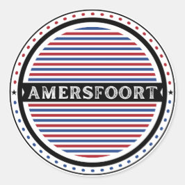 Pegatina Redonda Amersfoort City Pride Emblem – Dutch Identity