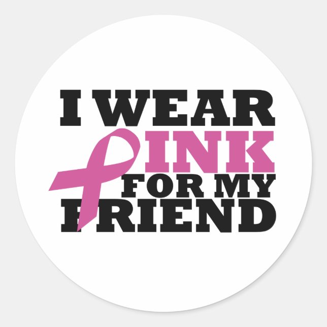 Pegatina Redonda amigo (Anverso)