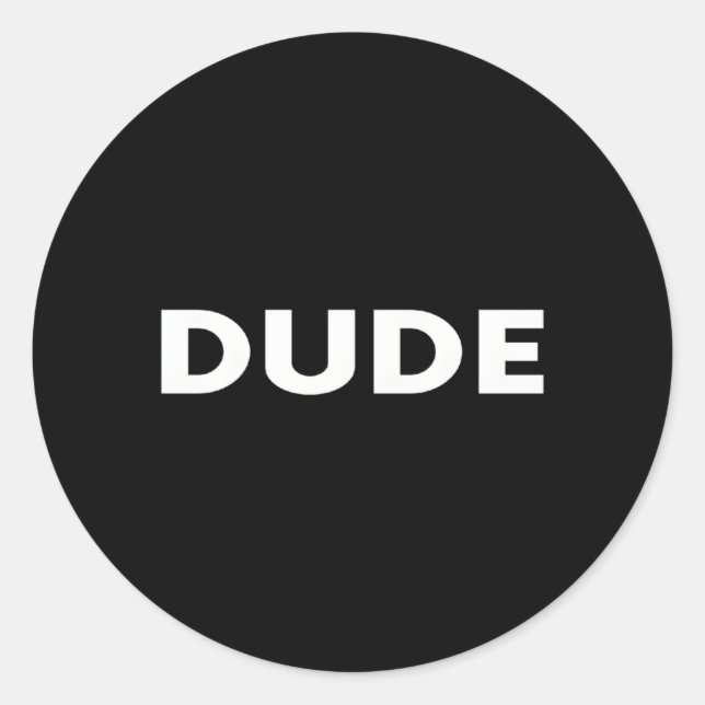 Pegatina Redonda - Amigo (Anverso)