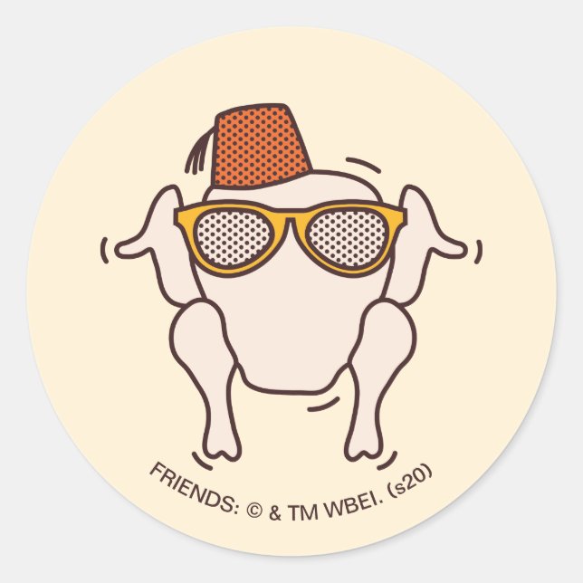 Pegatina Redonda AMIGOS™ | Amistad (Anverso)