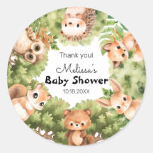 Amigos encantadores de Woodland Baby Shower Gracia