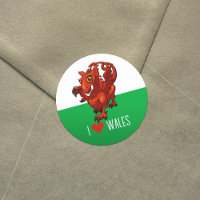 Amo a Gales Gales Personalizado Dragón Rojo Bebé G
