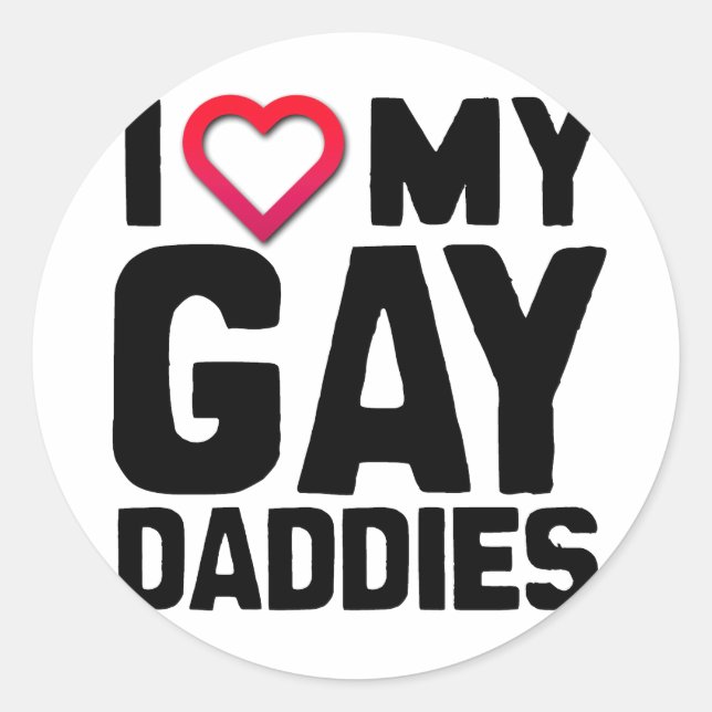 Pegatina Redonda AMO A MIS DADAS GAYS -.png (Anverso)