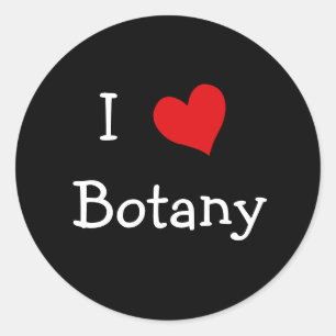 Pegatina Redonda Amo Botany