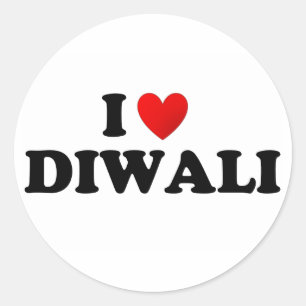 Pegatina Redonda Amo diwali