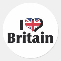 Amo la bandera de Gran Bretaña