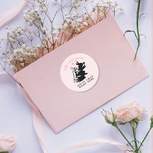 Amo lindo conejito Pastel Rosa Con Sombra Negra