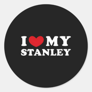 Pegatina Redonda Amo Mi Stanley I He My Stanley