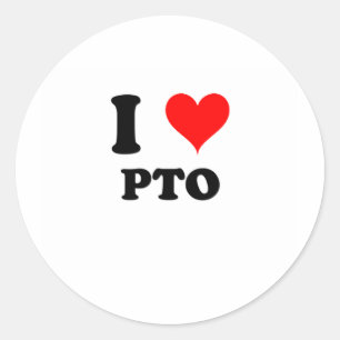 Pegatina Redonda Amo Pto