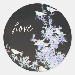 Pegatina Redonda Amor