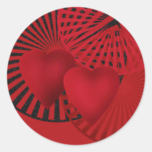 Pegatina Redonda Amor, Boda