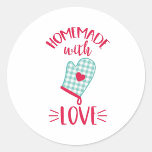 Pegatina Redonda Amor casero
