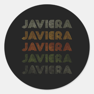 Pegatina Redonda Amor Corazón Javiera Tee Grunge Estilo Vintage Neg