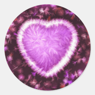 Pegatina Redonda Amor eterno