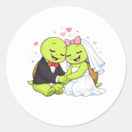 Pegatina Redonda Amor Eterno