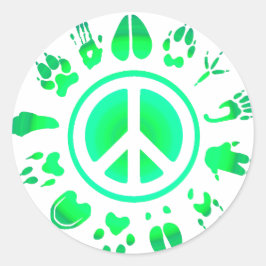 Pegatina Redonda Amor furtivo