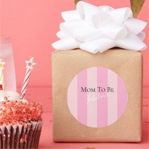 Pegatina Redonda Amor Madre Para Ser Fabulosa Fiesta de Cumpleaños 