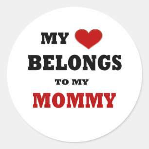 Pegatina Redonda Amor mami