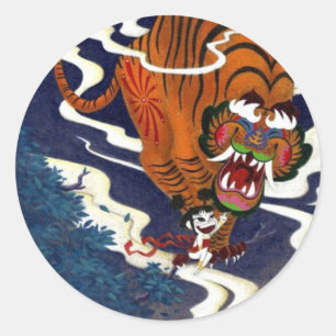 Pegatina Redonda Amor Oni