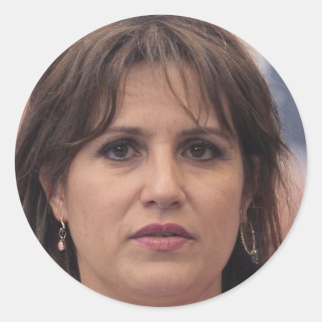 Pegatina Redonda Amor radiante (Anverso)