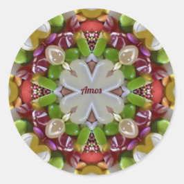 PEGATINA REDONDA AMOS ~ CÁNDALO DEL ESTE ~