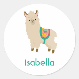 Pegatina Redonda Añada sus nombres conocidos del personalizado de