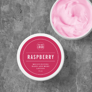 Pegatina Redonda Añadir el logotipo Borde blanco y líneas Color edi