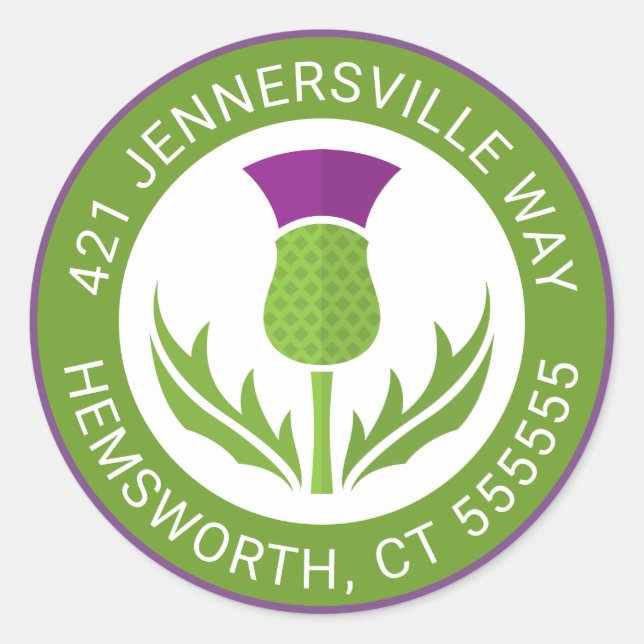 Pegatina Redonda Añadir el texto | Dirección del silbido (Anverso)