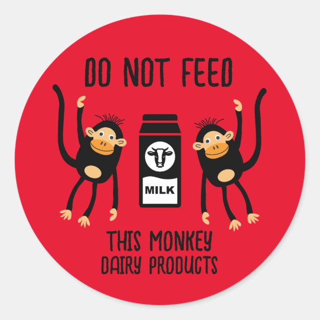 Pegatina Redonda Anafilaxia Niños Advertencias alérgicas (Anverso)