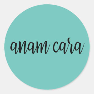 Pegatina Redonda Anam Cara
