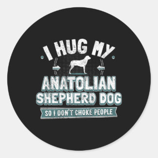 Pegatina Redonda Anatolian Shepherd