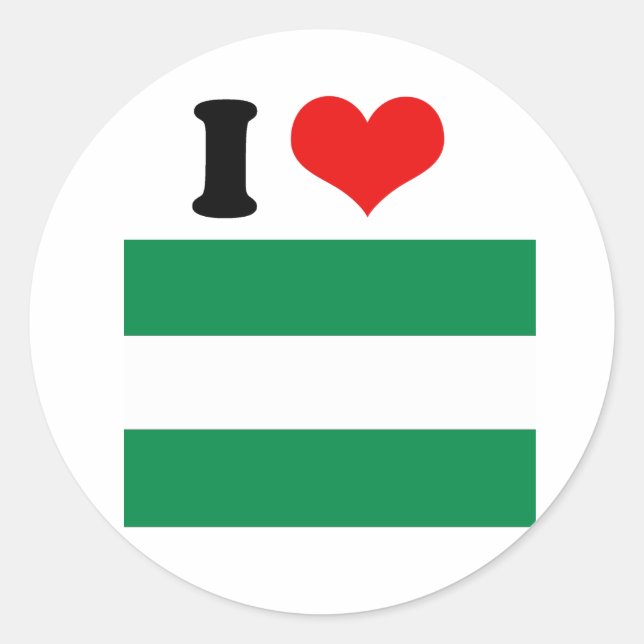 Pegatina Redonda Andalucía (Anverso)