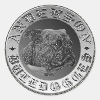 Pegatina Redonda Anderson Bulldogges Pegatina/Decal
