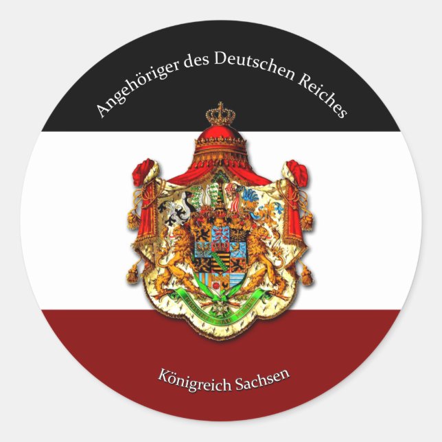 Pegatina Redonda Angehöriger des Deutschen Reiches (Anverso)