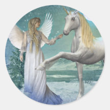 Ángel de nieve (Pegatinas)