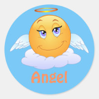 Angel Emoji Emoticon Personalizado Face