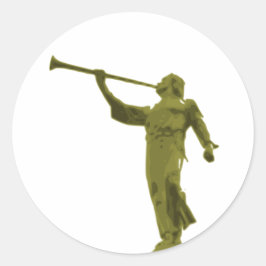 Pegatina Redonda Angel MORONI