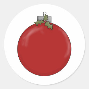 Pegatina Redonda Ángeles del navidad · Chuchería