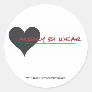 Pegatina Redonda Angrybiwear